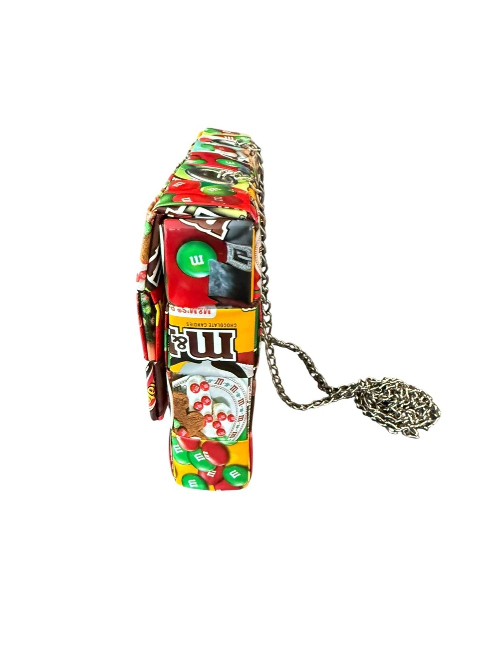 MITZ Handcrafted M&M Wrapper Crossbody Bag - Picture 5 of 8
